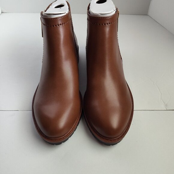 Ladies SZ 6.5M Tommy Hilfiger Medium Brown Bootie - Picture 1 of 5